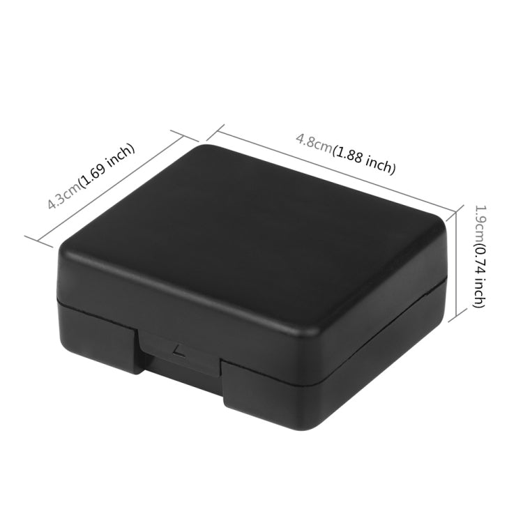 PULUZ Hard Plastic Battery Storage Box for DJI Osmo Action 5 Pro / Action 4 / GoPro HERO12 Black /11 Black /10 Black /9 Black AHDBT-901 Battery, AHDBT-901