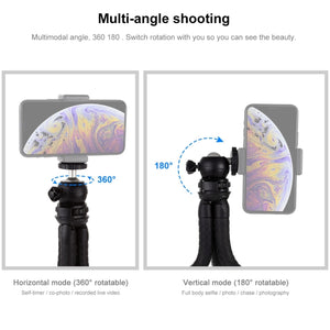 PULUZ Mini Octopus Flexible Tripod Holder with Ball Head for SLR Cameras, GoPro, Cellphone, Size:30cmx5cm, 30cm Tripod