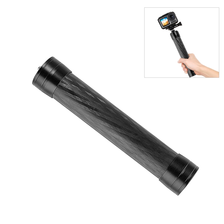 PULUZ 21cm Carbon Fiber Extension Monopod Stick for DJI / MOZA / Feiyu V2 / Zhiyun G5 Gimbal, 21cm