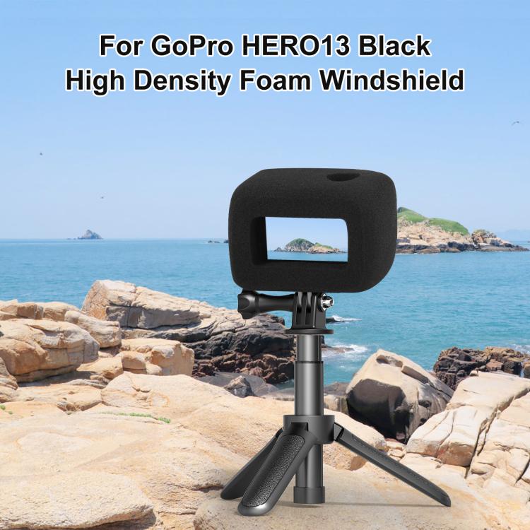 For GoPro HERO13 Black PULUZ Foam Windshield Housing Case