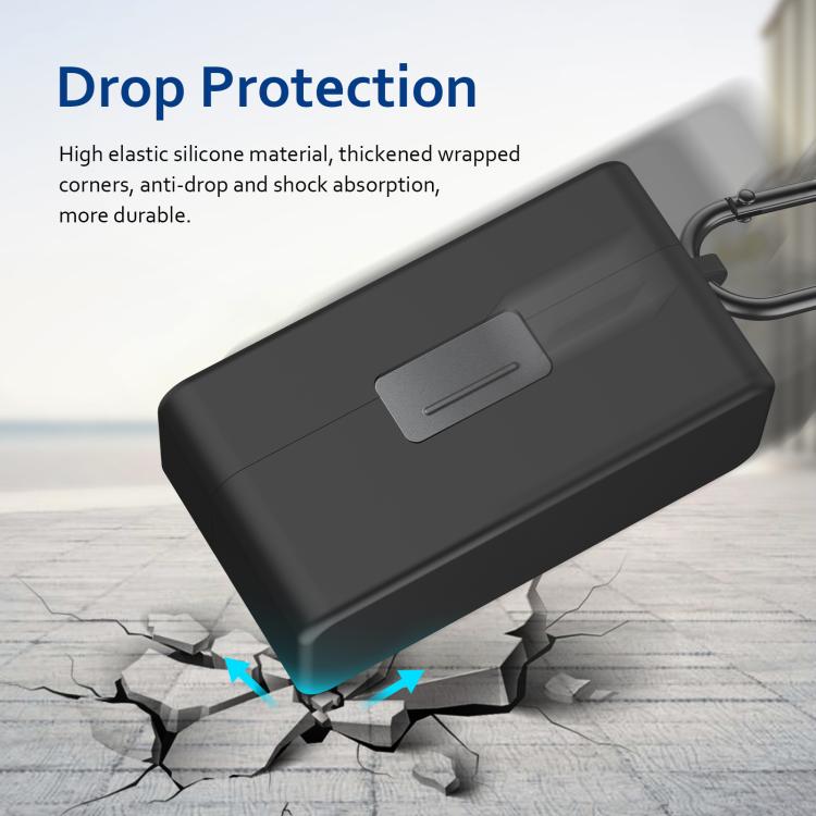 For DJI Mic 2 PULUZ Charging Case Silicone Scratch-proof Protective Cover, For DJI Mic 2