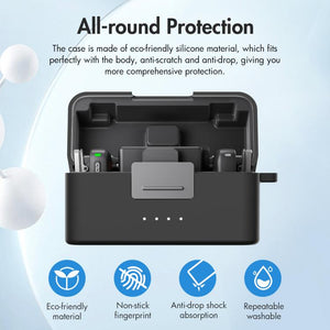 For DJI Mic Mini PULUZ Charging Case Silicone Scratch-proof Protective Cover, For DJI Mic Mini