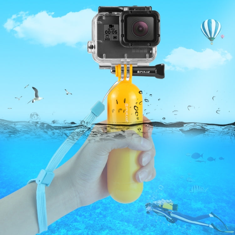 PULUZ Floating Handle Bobber Hand Grip with Strap for GoPro, Insta360, DJI and Other Action Cameras, Bobber Hand Grip