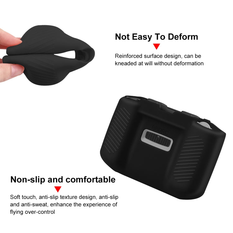 PULUZ Shockproof Anti-scratch Silicone Case with Neck Strap For DJI Neo / Mini 3 / 3 Pro / Mavic 3 / Air 2S / Mini 2 RC-N2 / RC-N1 / RC-N3 Remote Control, For DJI Mini 3 / 3 Pro / Mavic 3 / Air 2S / Mini 2 Remote Control with Neck Strap