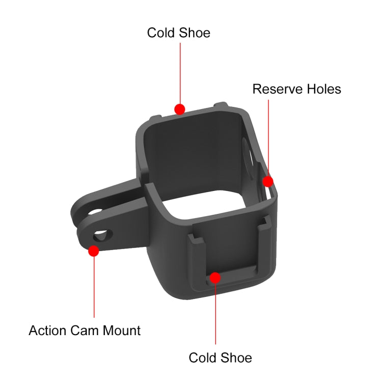 For DJI OSMO Pocket 3 PULUZ Protection Frame Cage Expansion Adapter Bracket, Protection Frame Cage