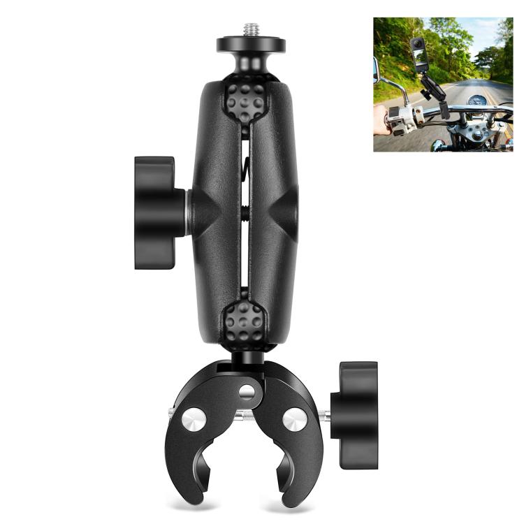 PULUZ Motorcycle Crab Clamp Handlebar Fixed Mount Holder for GoPro and Other Action Cameras, Crab Clamp Mount