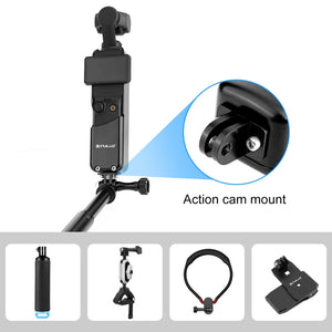 For DJI OSMO Pocket 3 PULUZ Metal Protection Frame Cage Adapter Bracket