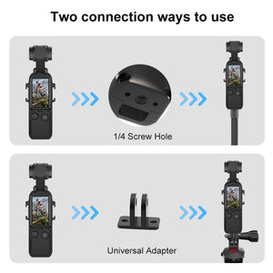 For DJI OSMO Pocket 3 PULUZ Metal Protection Frame Cage Adapter Bracket with Dual Cold Shoes, Metal Protection Frame