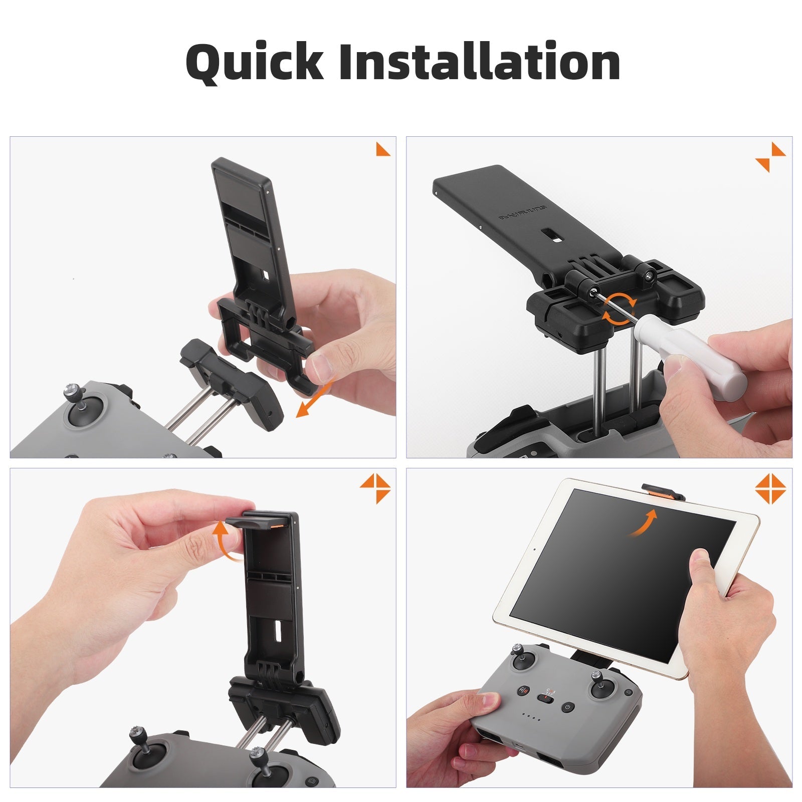 Remote Control Foldable Tablet & Phone Holder for Neo / Mavic 3 / Air 3 / Air 2 / Mini 4 / Mini 3 / Mini 2 (RC-N1/N2/N3 Controller)