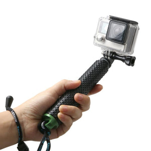 Handheld 49cm Extendable Pole Monopod with Screw for GoPro, Insta360, DJI and Other Action Cameras, Max Length: 49cm(Silver), Max Length: 49cm(Red), Max Length: 49cm(Blue), Max Length: 49cm(Gold), Max Length: 49cm(Green), Max Length: 49cm(Orange)