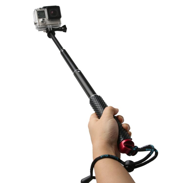 Handheld 49cm Extendable Pole Monopod with Screw for GoPro, Insta360, DJI and Other Action Cameras