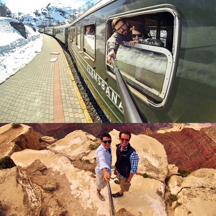 Handheld 49cm Extendable Pole Monopod with Screw for GoPro, Insta360, DJI and Other Action Cameras