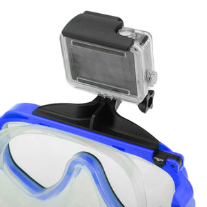 Water Sports Diving Equipment Diving Mask Swimming Glasses with Mount for GoPro, Insta360, DJI and Other Action Cameras, with Mount