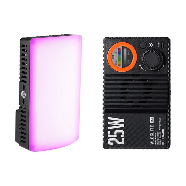 VLOGLITE K25RGB For Camera Photography Pocket Video Light 25W High Power RGB Fill Light