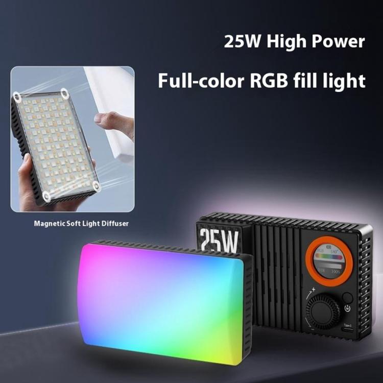 VLOGLITE K25RGB For Camera Photography Pocket Video Light 25W High Power RGB Fill Light