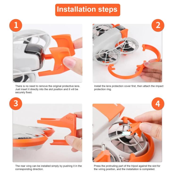 Propeller Protective Guard Anti-collision Ring Cover, For DJI Neo