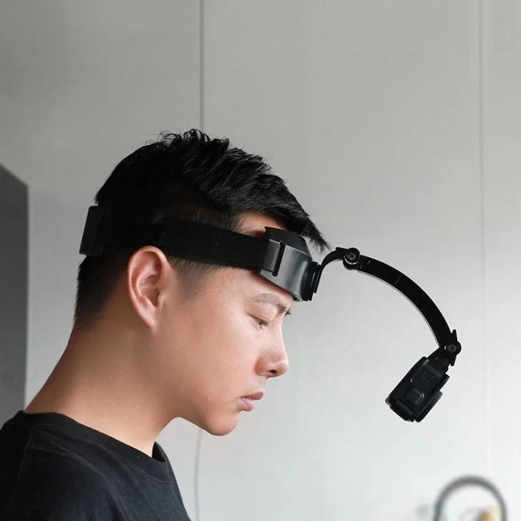 For DJI Action 5 Pro / 4 / 3 Hands-Free Driving Recorder & Sports Camera Mount Head Strap