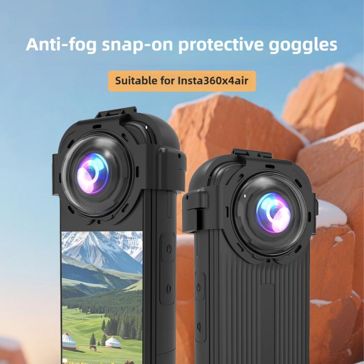 Panoramic Camera Snap-on Glass Protective Lens Protective Cover