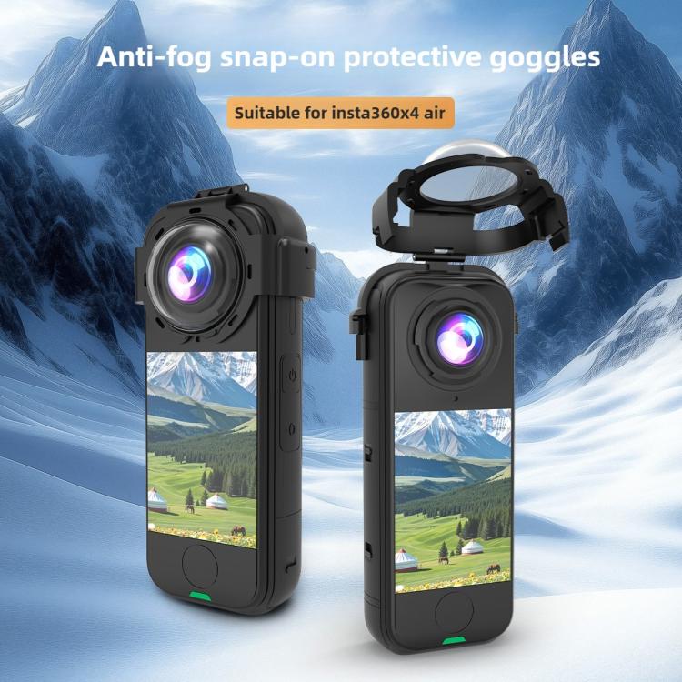 Panoramic Camera Snap-on Glass Protective Lens Protective Cover