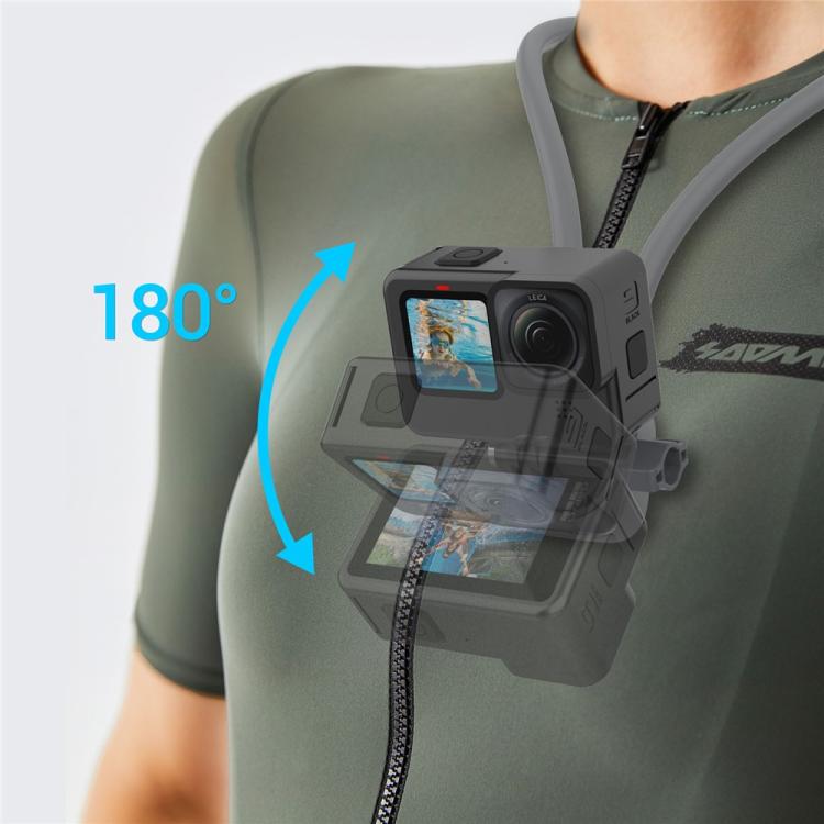 K08-1C Versatile Vlog Aceessories Portable Neck Mount Sports Camera Holder
