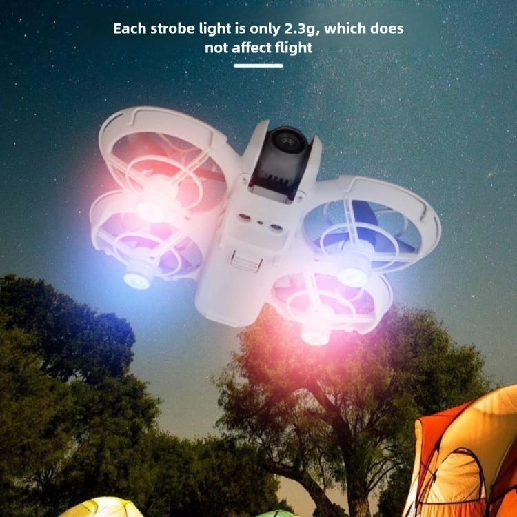 For DJI Neo 2 DJ-64 Mini Night Flight Cool Colored LED Flashlight