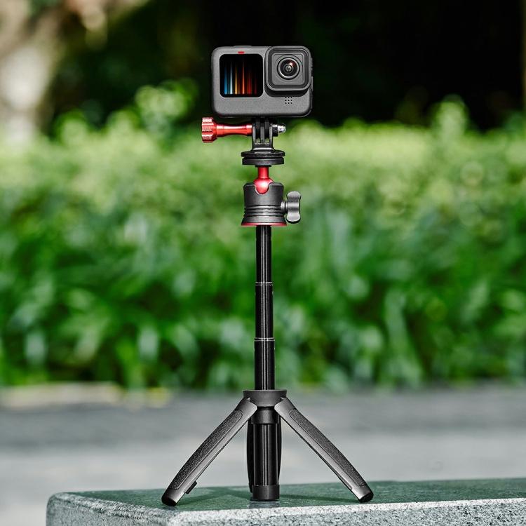 S-055 Selfie Stick Mount Mini Tripod Stand For GoPro / Insta360 / DJI / SJCAM Action Cameras, S-055