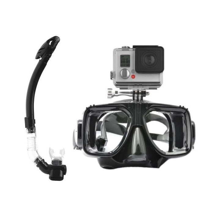 Scuba Diving Mask & Purge Snorkel for GoPro