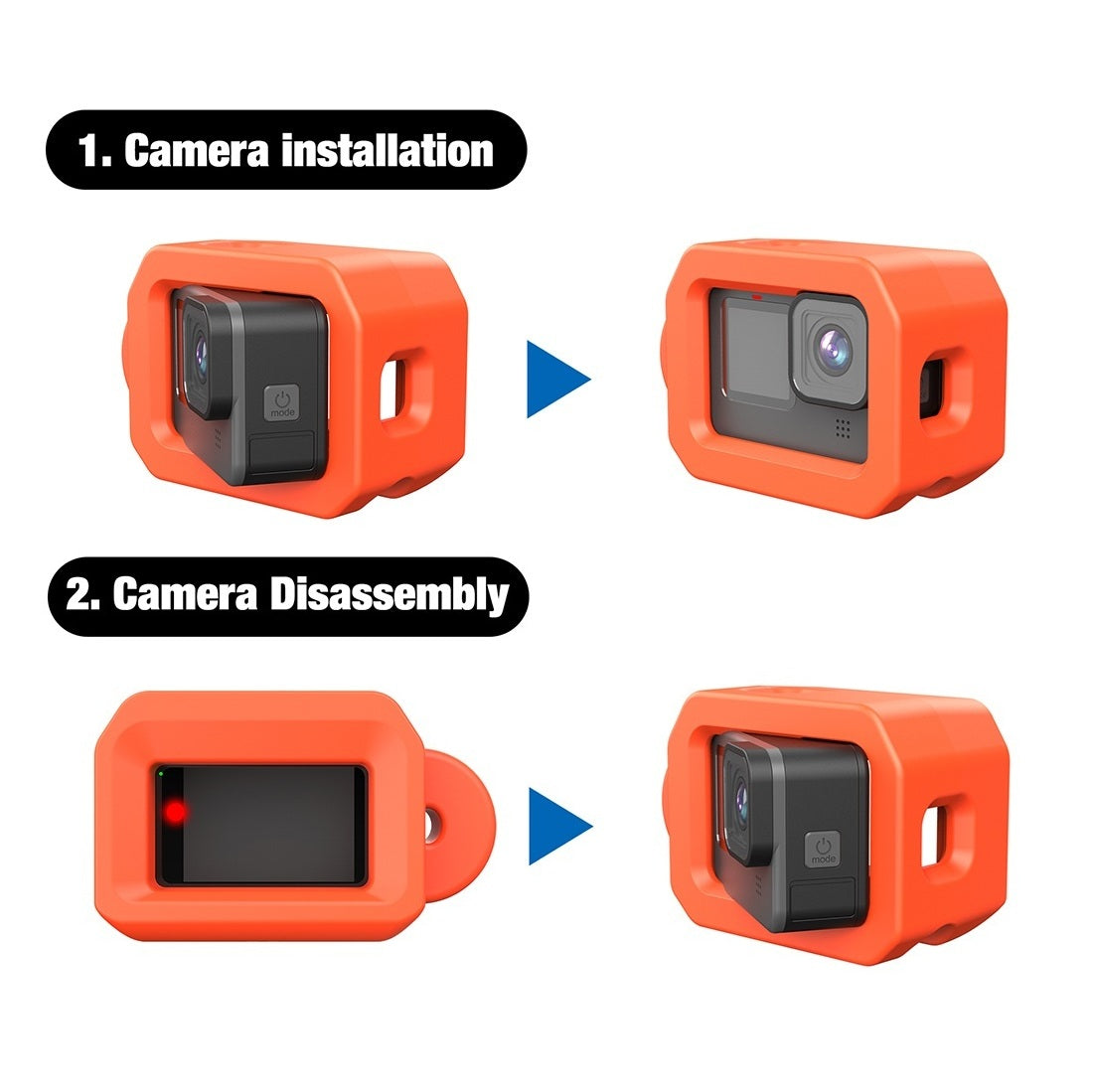 Super Floaty Cover for GoPro Hero 13 / Hero 12 / Hero 11 / Hero 10 / Hero 9