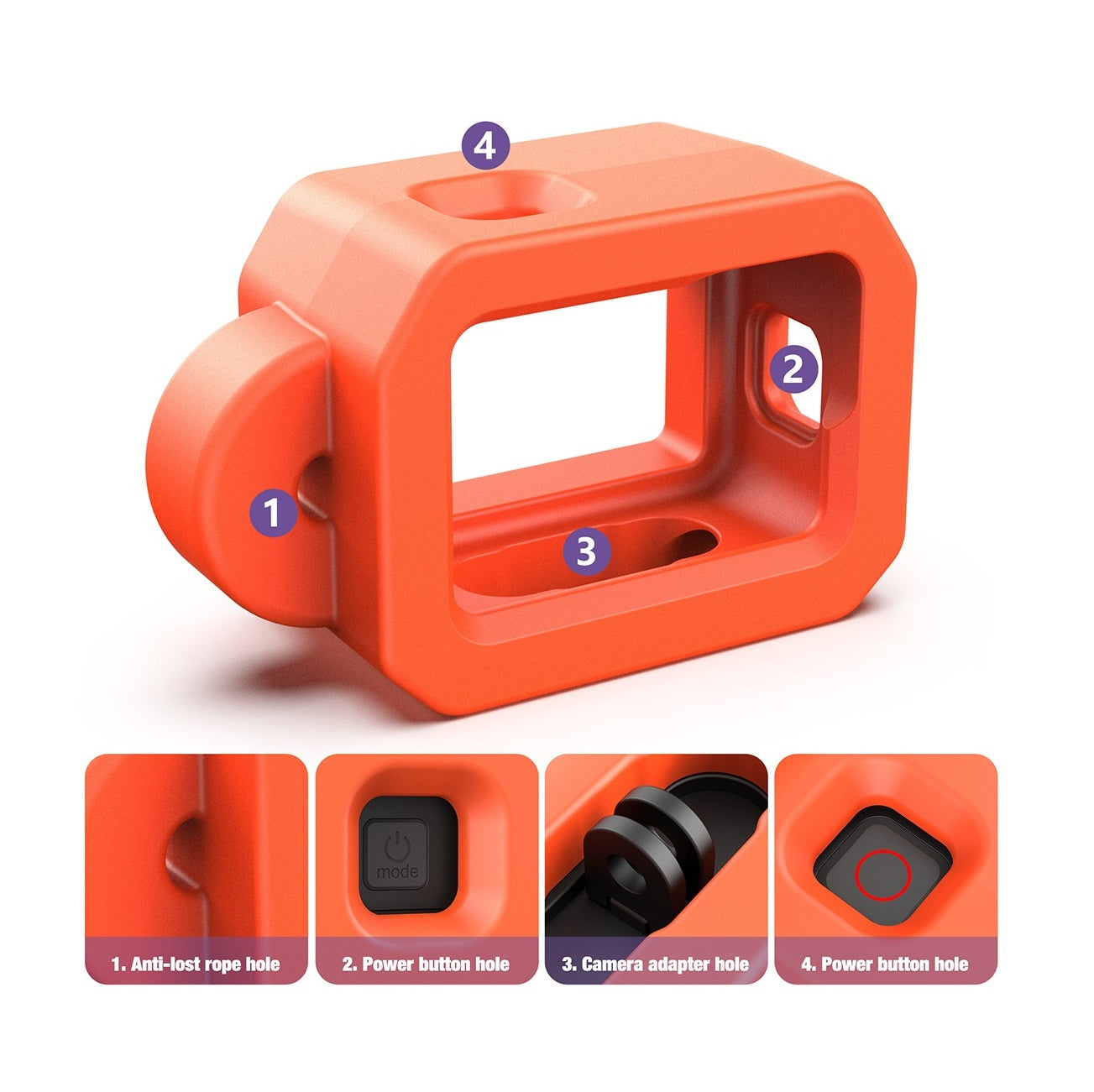 Super Floaty Cover for GoPro Hero 13 / Hero 12 / Hero 11 / Hero 10 / Hero 9