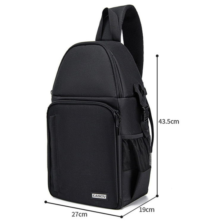 caden multifunction photography & laptop backpack D15 Messenger Single Shoulder Open Cover Outdoor Leisure SLR Camera Backpack, D15 wirebaits A) Dimension Fin-nor Lethal LT | Strap Type:Slash-Resistant Jacquard Long Strap (37