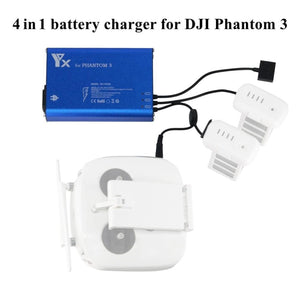 4 in 1 Parallel Power Hub Intelligent Battery Controller Charger for DJI Phantom 3 Standard SE FPV Drone, US Plug, EU Plug, UK Plug, AU Plug