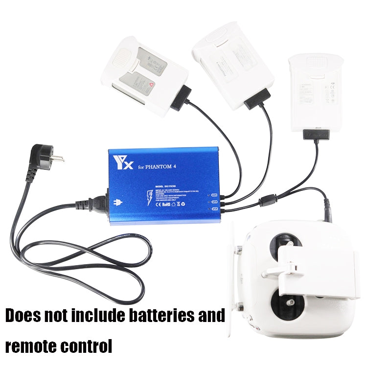 For DJI Phantom 4 Pro Advanced+ Charger  4 in 1 Hub Intelligent Battery Controller Charger, US Plug, EU Plug, UK Plug, AU Plug