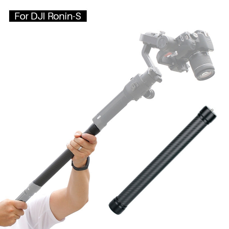 Ulanzi Agimbalgear Hand-Held Stabilization Gimbal Carbon Fiber Extension Rod For DJI RONIN-S, For DJI RONIN-S Length: 35.5cm