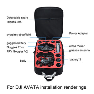 Drone Waterproof Backpack Organizer for DJI Avata, Backpack  for DJI Avata