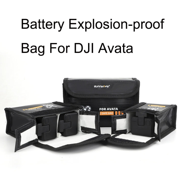 Battery Explosion-proof Bag For DJI Avata, AT-DC477, AT-DC478, AT-DC479