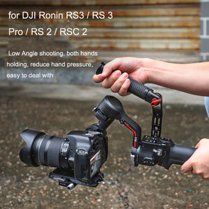 For DJI Ronin RS3 Pro Adjustable Angle Aluminum Alloy Handle Stabilizer, For DJI Ronin RS3 Pro