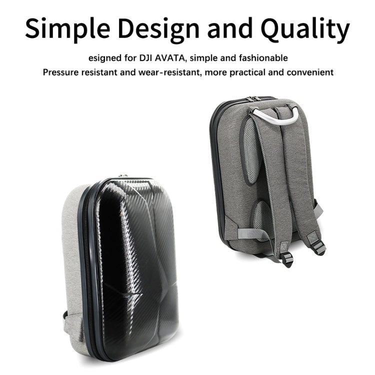 For DJI Avata Carbon Fiber Backpack Shockproof And Waterproof Bag, For DJI Avata Carbon Fiber Backpack