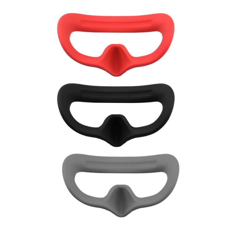 For DJI Avata Goggles 2 Eye Pad Silicone Protective Cover, Goggles 2 Eye Pad (Black), Goggles 2  Eye Pad (Gray), Goggles 2 Eye Pad (Red)