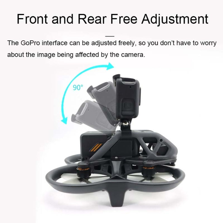 For DJI Avata CQT Upper Expansion Adapter Sports Camera Bracket, For DJI Avata