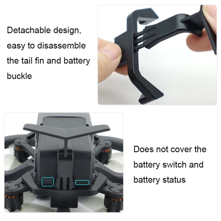 For DJI Avata CQT 2 In 1 Battery Anti-Falling Decorative Rear Wing Buckle Battery, 913491