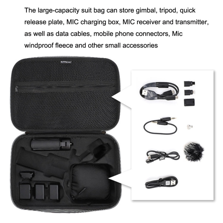 For DJI RS 3 Mini Sunnylife RO-B555 Storage Bag Handheld Stabilizer Suitcase Protective Bag, RO-B555