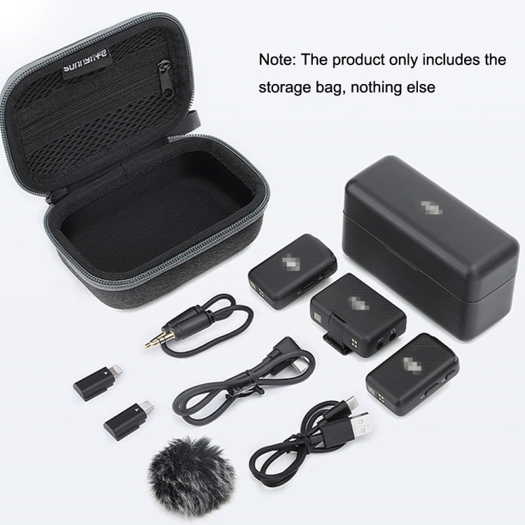 For DJI MIC Sunnylife B557 Wireless Microphone Portable Protective Box Storage Bag, For DJI MIC