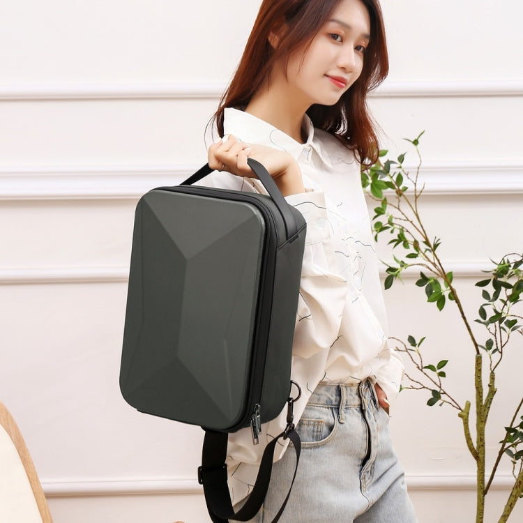 For DJI Mini 3 / Mini 3 Pro Hard Shell Storage Bag Box Chest Bag Shoulder Bag Messenger Bag, M3-010 (Dark Gray), M3-010 (Silver)