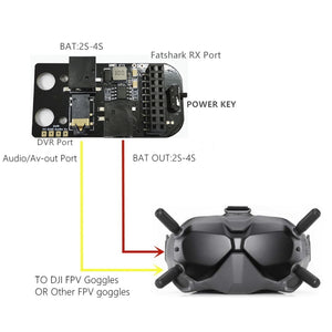 For DJI  FPV Goggles V2 5.8G Analog Receiver Module Adapter Board Video Receiver, 5.8G Analog Receiver Module