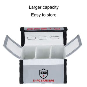 For DJI FPV/Avata/Mini3 Pro RCSTQ  Explosion Proof Battery Bag, Capacity:, 1pack, 3pack