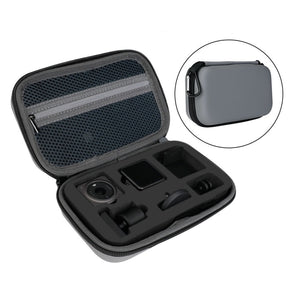 For DJI Action 2 RCSTQ Action Camera Hard Case Accessory Bag, For DJI Action 2(Silver Gray)