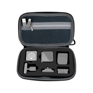 For DJI Action 2 RCSTQ Action Camera Hard Case Accessory Bag, For DJI Action 2(Silver Gray)