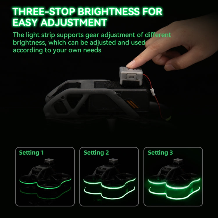 For DJI Avata RCSTQ Light-emitting Light Strip Night Flight Warning Light Strip