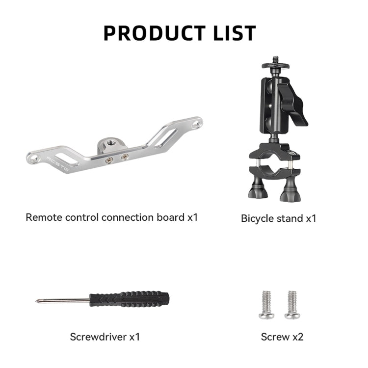 For DJI Mini 3 Pro RCSTQ Bicycle Cycling Bracket With Screen Remote Control And Drone Accessories, Cycling Bracket