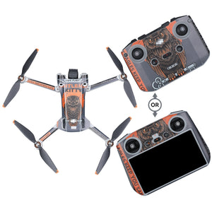 For DJI Mini 3 Pro Remote Control Body Sticker ,Spec:, RC-N1 Without Screen, RC With Screen